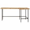 vidaXL Stôl 165x110x77 cm z masívneho dreva mango a železo