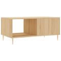 vidaXL Konferenčný stolík dub sonoma 90x50x40 cm kompozitné drevo