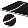 vidaXL Automatická markíza, LED a senzor vetra 500x300 cm, antracitová
