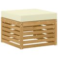 vidaXL Záhradná súprava gaučov 8 ks Biela a krémová Polyester