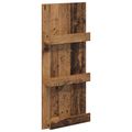 vidaXL Regál na časopisy Staré drevo 43 x 11 x 102 cm Kompozitné drevo
