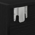 vidaXL TV stolíky 2 ks dub čierne 80x31x25,5 cm kompozitné drevo