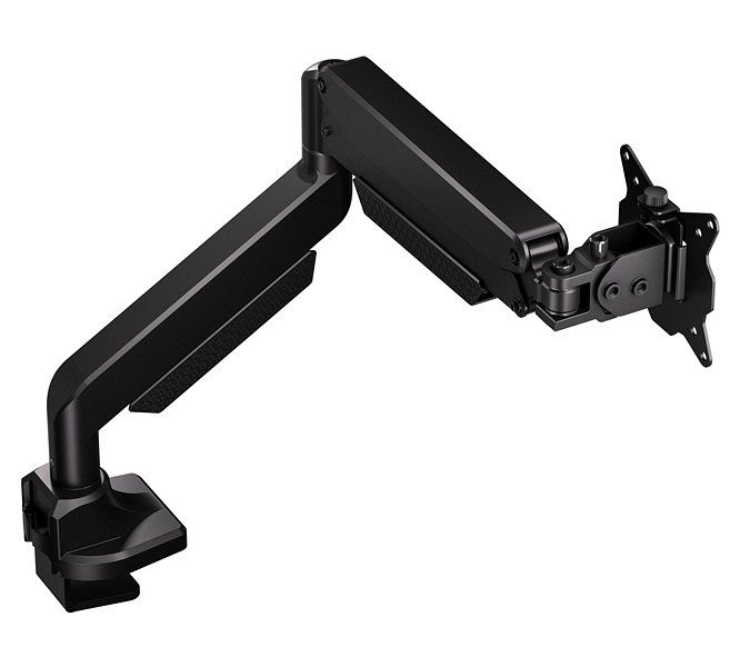 Endorfy držák monitorů Atlas GS Pro Single / max. 16 kg a 49" / pivot / VESA / plynová pružina / Držák, VESA, stolní, pro monitor, úhloprícka až 42", nosnost 16kg, náklon -35° až +25°, otácení ±90°, pivot ±180°, rotace 360°, p