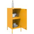 vidaXL Komoda horčicovožltá 36x39x79 cm oceľ valcovaná za studena
