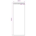 vidaXL Voálové závesy s priechodkami 2 ks tmavosivé 140x260 cm