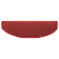 vidaXL Samolepiace schodové rohože 15 ks 80 x 24,5 x 3,5 cm Červená
