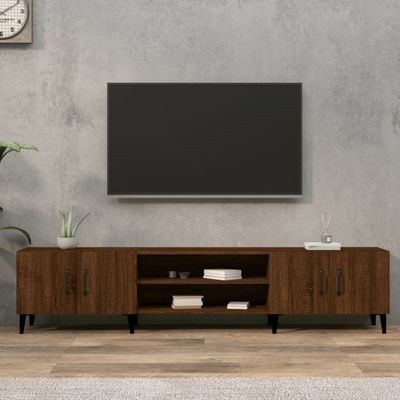 vidaXL TV skrinka hnedý dub 180x31,5x40 cm kompozitné drevo