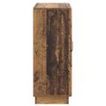vidaXL Servírovacia skriňa so zásuvkou Staré drevo 66 x 34,5 x 87 cm
