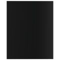 vidaXL Prídavné police 8ks, lesklé čierne 40x50x1,5cm kompozitné drevo