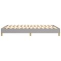 vidaXL Posteľný rám s boxspringom bledosivý 140x190 cm látka