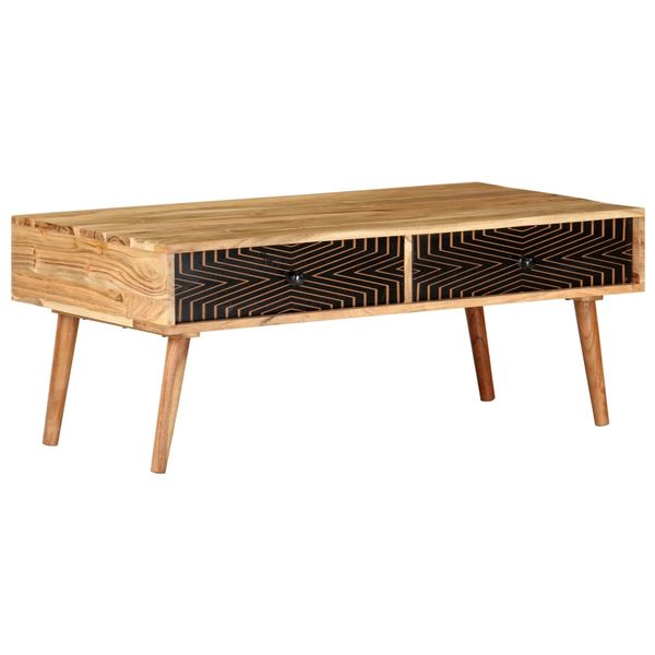 vidaXL Konferenčný stolík 100x50x39 cm masívne akáciové drevo