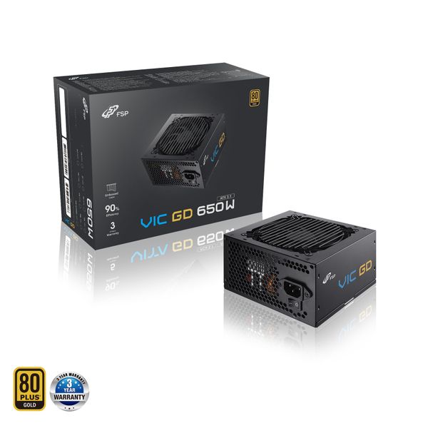 FSP VIC GD 650, 80 plus GOLD, ATX 3.1, 650 W