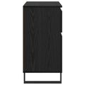 vidaXL Servírovacia skriňa Čierny dub 60 x 35 x 70 cm