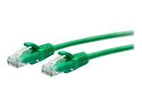 Green - Patch kábel - RJ-45 (M) do RJ-45 (M) - 2.1 m - 4.8 mm - UTP - CAT 6a - lisovaný, prevedenie bez hrbolčekov - zelená