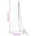 vidaXL LED vianočný stromček 570 LED studená biela 399 cm