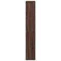 vidaXL Knižnica hnedý dub 60x20x120,5 cm kompozitné drevo