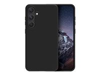 Zadný kryt pre mobilný telefón - plast, silikón, recyklovateľný plast - nočná čerň - pre Samsung Galaxy S24
