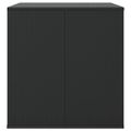 vidaXL Záhradný box na vankúše z polyratanu 145x100x103 cm čierny