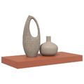 vidaXL Stenná polica Nástenná montáž Červená 50 x 23,5 x 3,8 cm