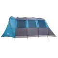 vidaXL Rodinný stan so strechou Modrá a šedá 576 x 325 x 213 cm