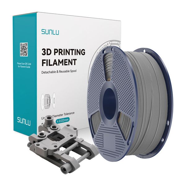 SUNLU ABS filament 1 kg sivá