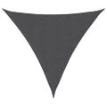 vidaXL Tieniaca plachta, oxford, trojuholníková 3,6x3,6x3,6m, antracit