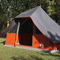 vidaXL Tipi stan 10-miestny Šedá a oranžová taft