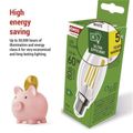 LED žiarovka Filament sviečka A CLASS / E14 / 3,8 W (60 W) / 806 lm / neutrálna biela