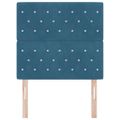 vidaXL Zadné čelo Tmavomodrá 90 cm Zamat