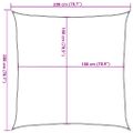 vidaXL Tieniaca plachta 160 g/m², tmavozelená 2x2 m, HDPE