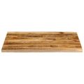 vidaXL Stolová doska 110x80x2,5 cm živý okraj masívny mangovník