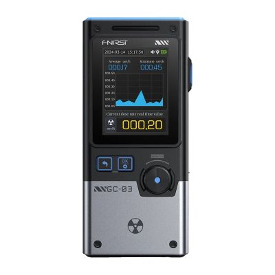 Multifunkčný detektor ionizujúceho žiarenia FNIRSI GC-03 BK
