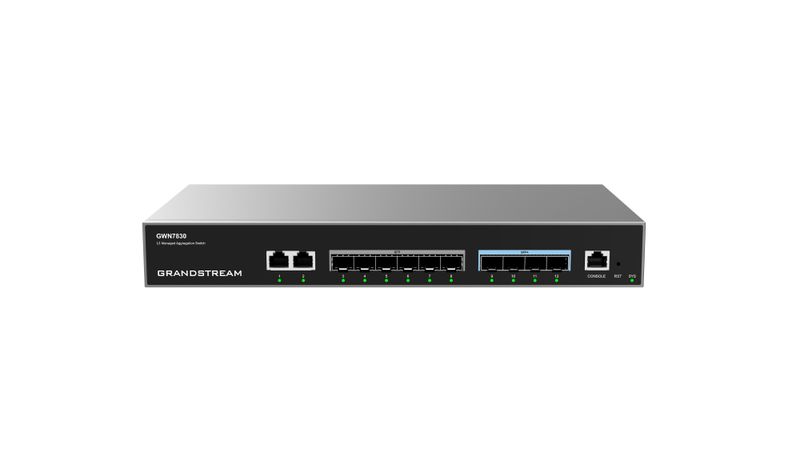 Grandstream GWN7830 L3 Spravovaný sieťový prepínač 2 GbE porty / 6 SFP / 4 SFP+