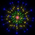 vidaXL Vonkajšie vianočné prskavky 10 ks, farebné 20 cm, 1400 LED