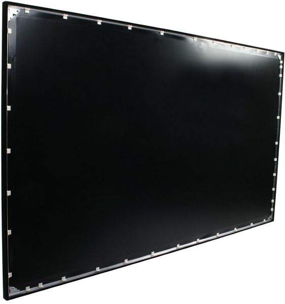 ELITE SCREENS plátno v pevném rámu 92" (233,7cm)/ 16:9/ 115,1×202,9cm/ gain 1.1/ rám černý 6cm/ CineWhite Projekcní plátno, v pevném rámu, 92" (233,7 cm), 16:9, 115,1 x 202,9 cm, Gain 1,1, rám cerný, 6 cm, CineWhite