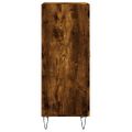 vidaXL Komoda dymový dub 34,5x34x90 cm spracované drevo