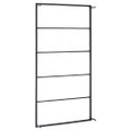 vidaXL Stojan na uteráky čierny 60x10x116 cm oceľ
