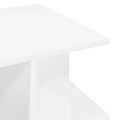 vidaXL Konferenčný stolík Biela 87 x 50 x 45 cm Konštruované drevo