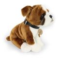 Plyšový pes boxer s obojkom 27 cm ECO-FRIENDLY