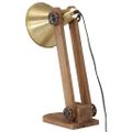 vidaXL Stolová lampa 25 W starožitná mosadzná 23x13x52 cm E27