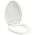 vidaXL WC sedadlo, pomalé sklápanie, rýchloupínacie, biele