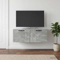 vidaXL Nástenná TV skrinka Nástenný Betónovo sivá 78,5 x 41 x 30 cm