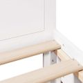 vidaXL Rám postele s matracom a čelom biely 75x190 cm masívna borovica
