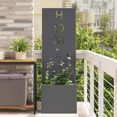 vidaXL Záhradná clona na súkromie Rezací Antracit 50 x 150 cm