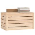 vidaXL Úložný box 89x36,5x33 cm masívna borovica