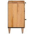 vidaXL Nočný stolík Prírodná 50 x 33 x 60 cm Masívne mango drevo