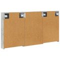 vidaXL Set kabinetov do kúpeľne 3 ks 120 x 10,5 x 60,5 cm
