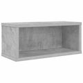 vidaXL Roh na skladovanie CD Betónovo sivá 40 x 17 x 17 cm