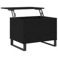 vidaXL Konferenčný stolík Čierny dub 60 x 44,5 x 45 cm