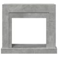 vidaXL Obloženie krbu betónovosivé 100x30x87,5 cm kompozitné drevo